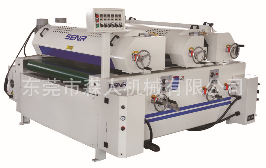 1320MM加工宽度重型补土机、轻型UV腻子机 全精密双辊UV滚涂机