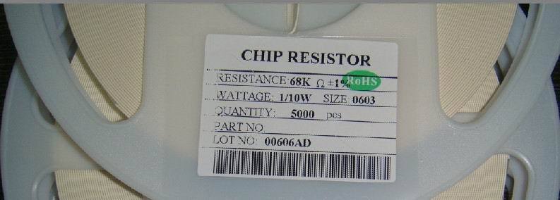 060368KOHM1%0.1WROYALOHM0603SMDResistor原装现货大功率电阻