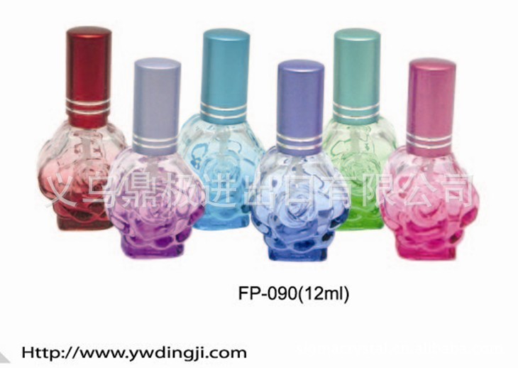 厂家直销FP090-12ML香水瓶 玻璃香水瓶 分装瓶 喷雾香水瓶新款
