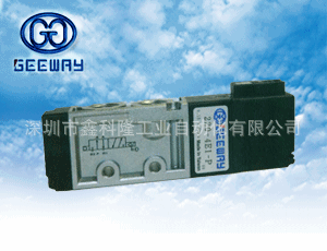 奇韦二位五通单电控电磁阀220-4E1