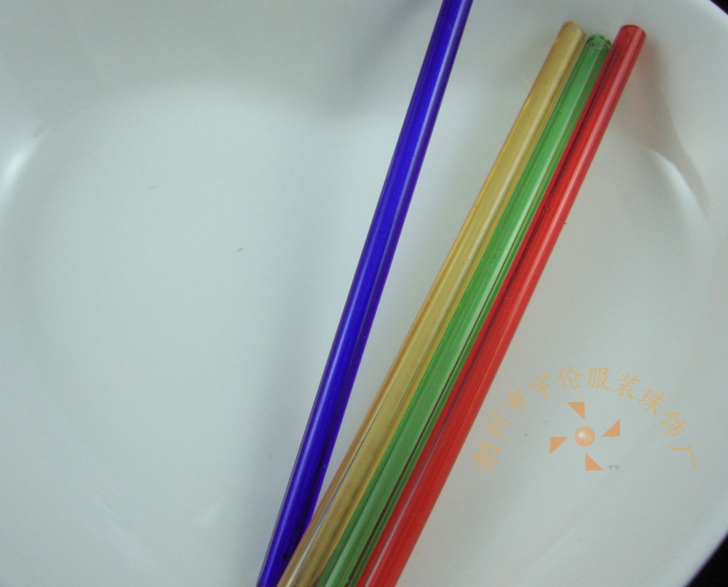 6/0粗 0.35*8cm玻璃管珠