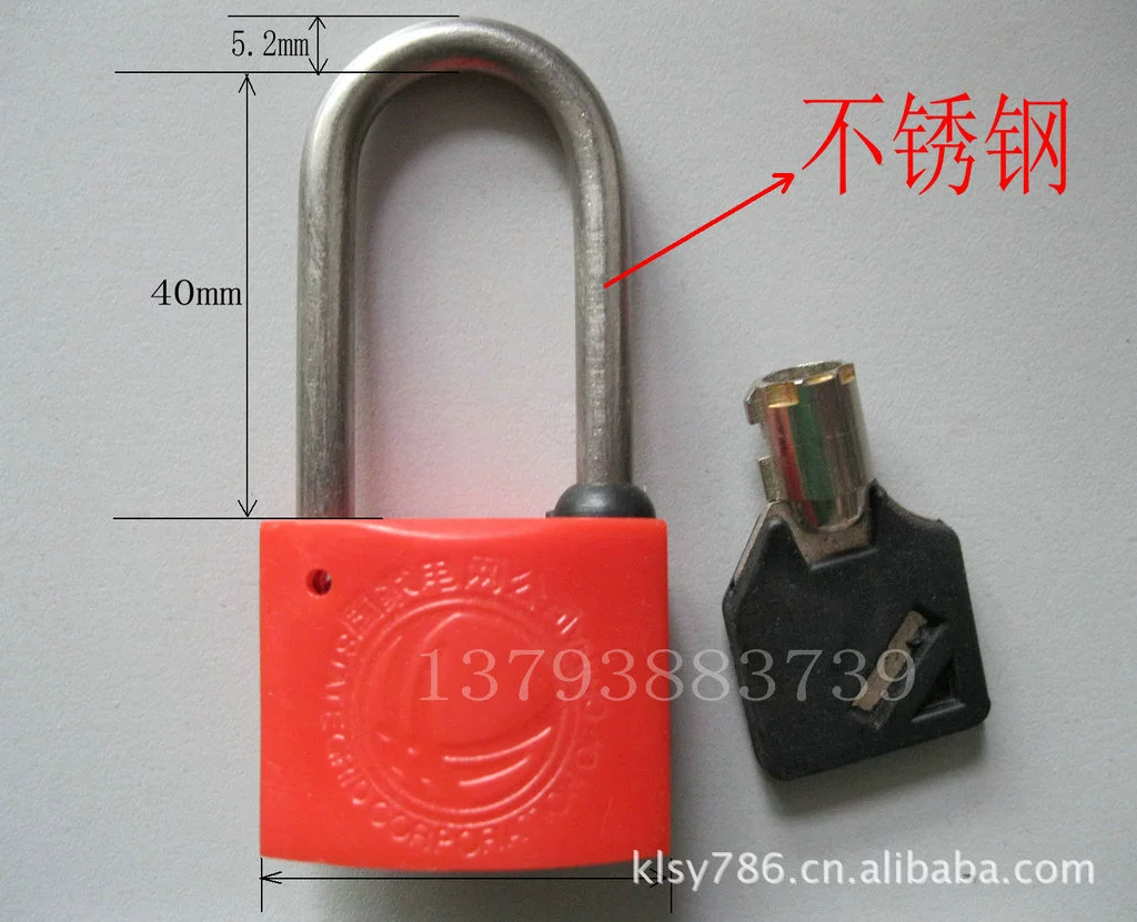 Замок Kunlun замок крюка нержавеющей стали пластиковый замок коробка метра силы замок свойства замка газовый замок