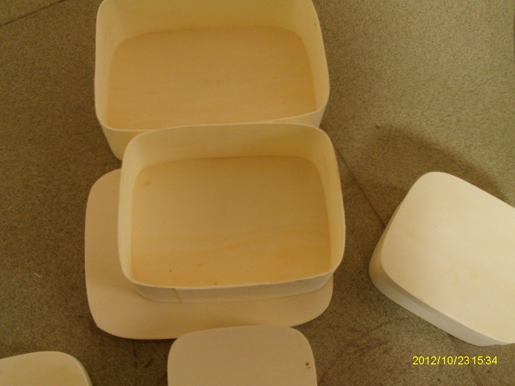 供应定做树皮木盒 杨木树皮木盒 方形杨木树皮木盒