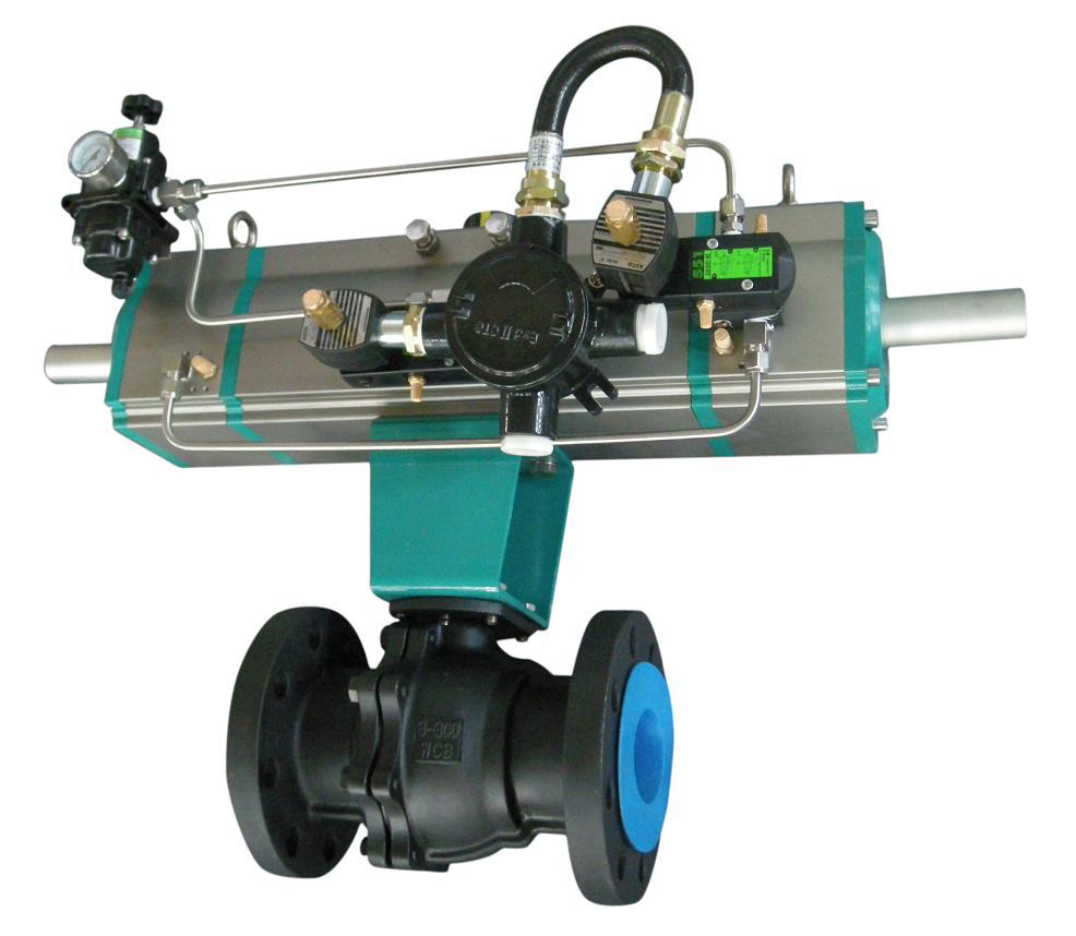 分段式气动切断阀/二段式气动切断阀