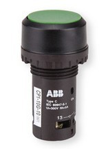 ABB（原厂国外采购）紧凑型自锁平钮 CP2-10G-02， CP2-10R-02