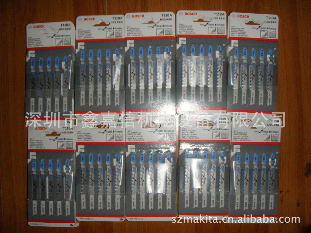 批发零售德国bosch博世曲线锯条-蓝色柄T118A