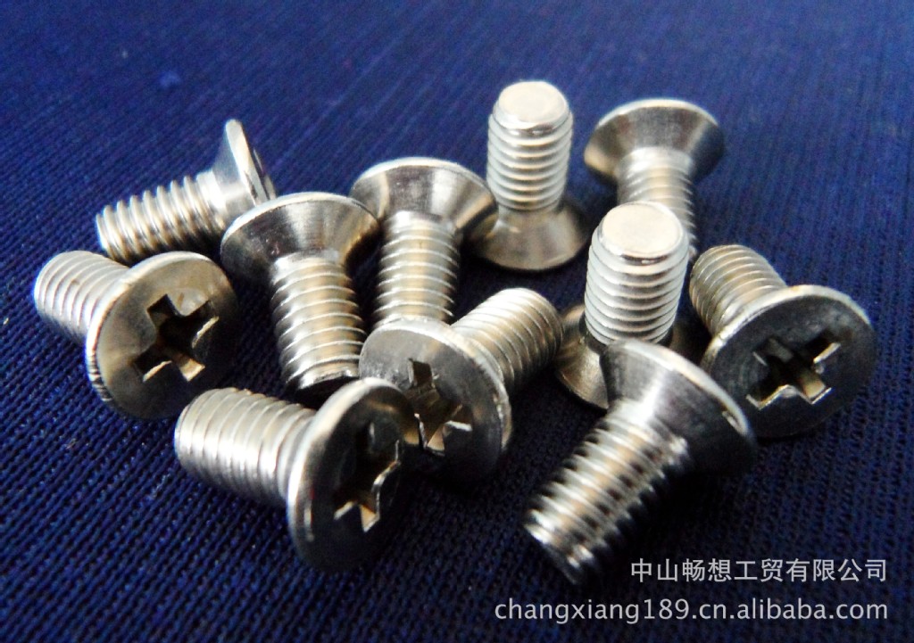 批发不锈钢304十字沉头机丝螺钉 KM4*8-30不锈钢沉头螺钉