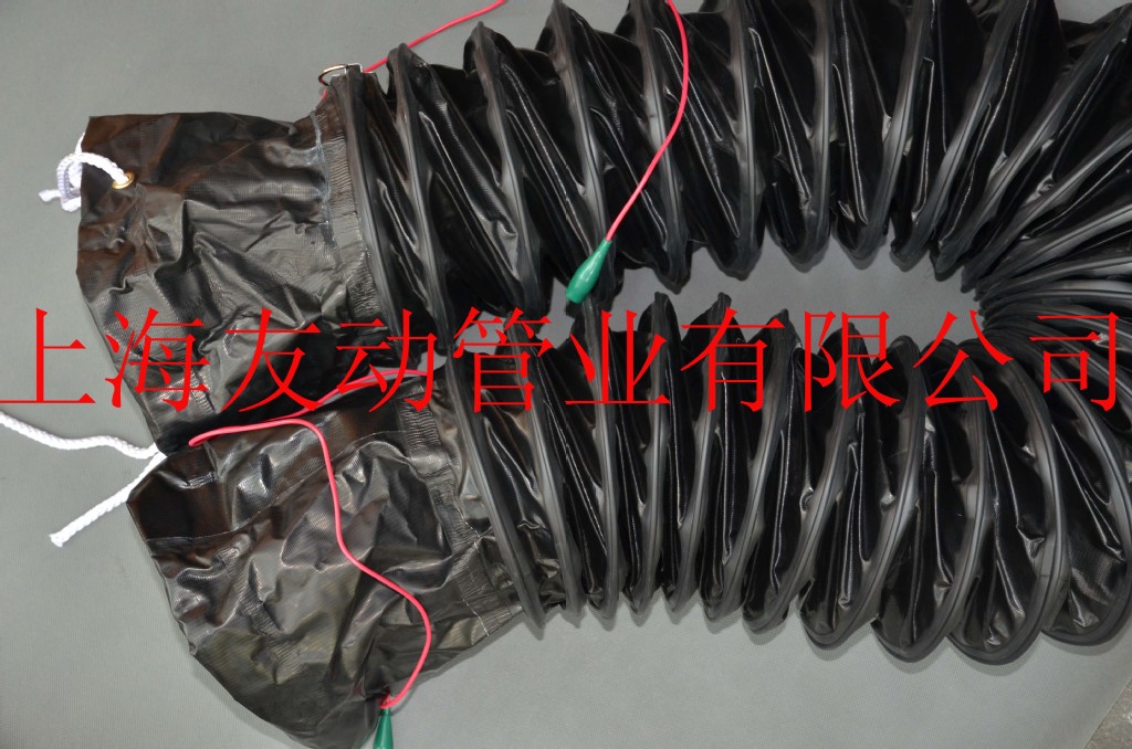专业钢片内扣型，橡胶涂层布料，通风软管