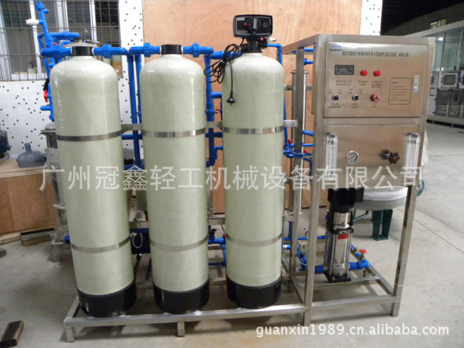 GXRO-500L带树脂软化反渗透纯水装置，地下井水软化反渗透装置