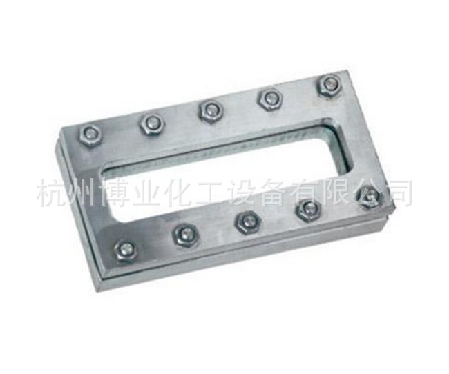 厂家制作方框视镜 不锈钢法兰式视盅管道视镜 法兰视镜型号齐全