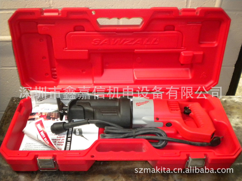 现货批发零售美国milwaukee米沃奇110V工业级马刀锯6519-22