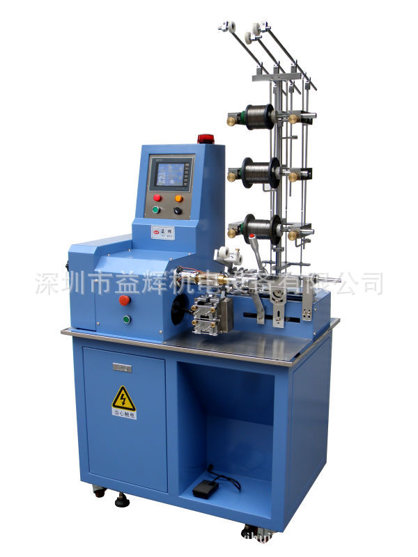 供电吹风发热芯架大斜度波浪型数控自动绕线机，电热丝镍铬丝缠绕