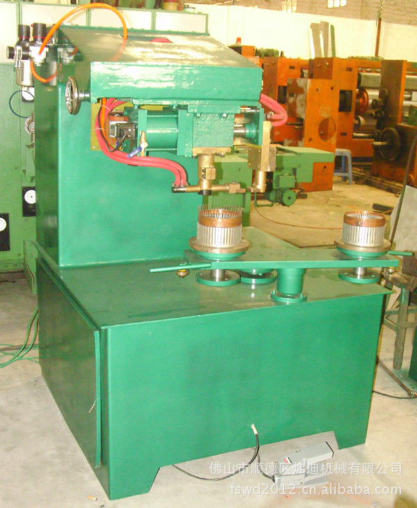 供应广东炜迪电风扇网罩外环碰焊机/风扇网罩全套焊接设备