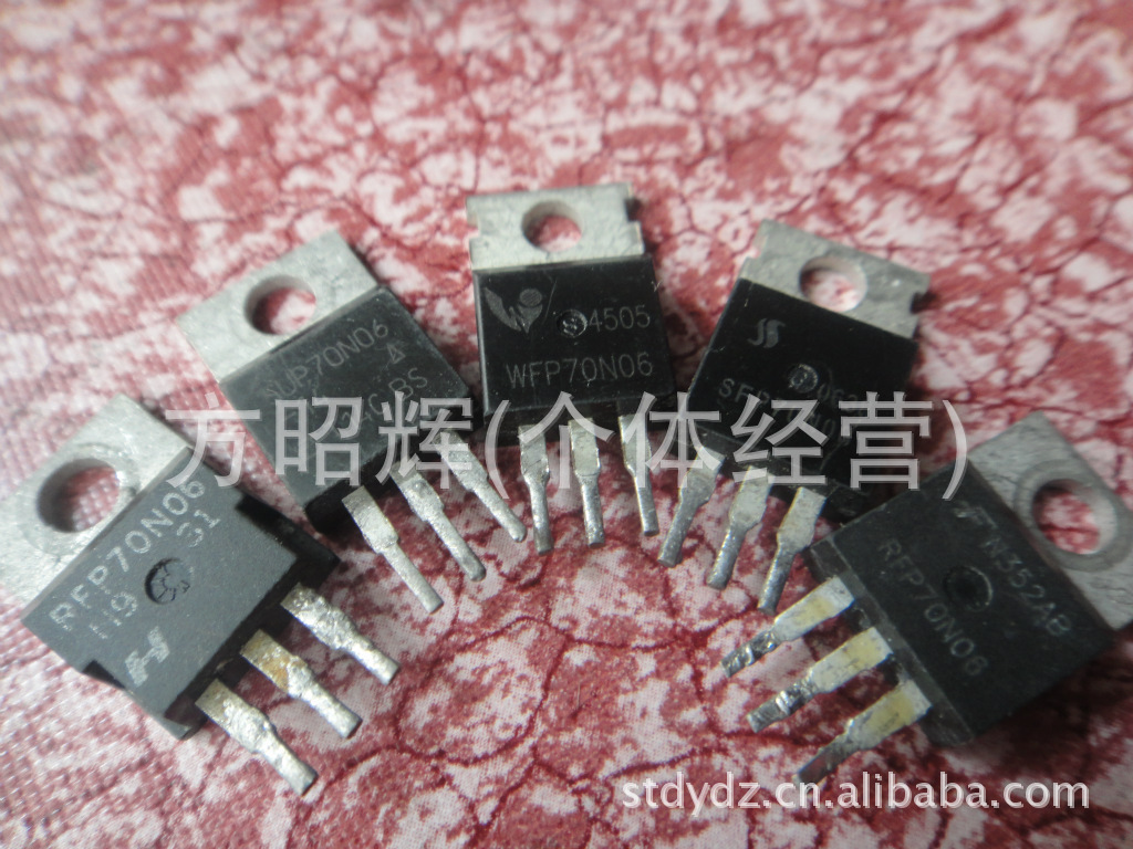 低价批发拆机场效应管SUP70N06,RFP70N06