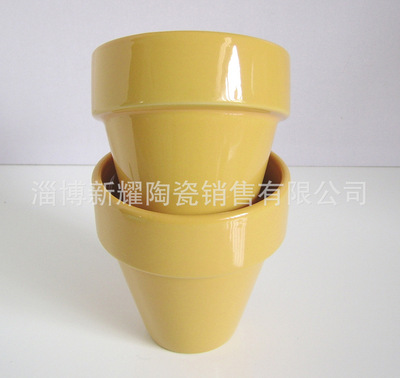 淄博陶瓷杯厂家供应无把韩式水杯，色釉韩式水杯|ms