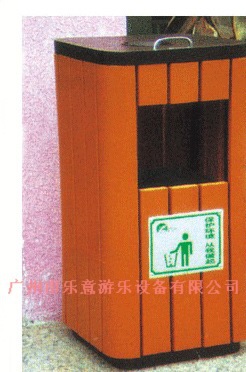 供应 公园垃圾桶 木制果皮箱 木制垃圾箱
