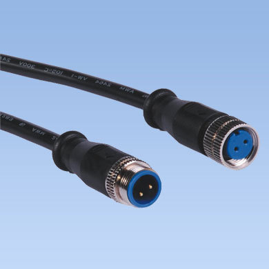 厂家供应显示屏专用两芯航空插防水对插头纯铜国标环保耐寒线