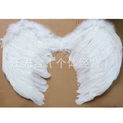 厂家直销 羽毛天使翅膀 舞台演出配饰 化妆服饰道具详情图8