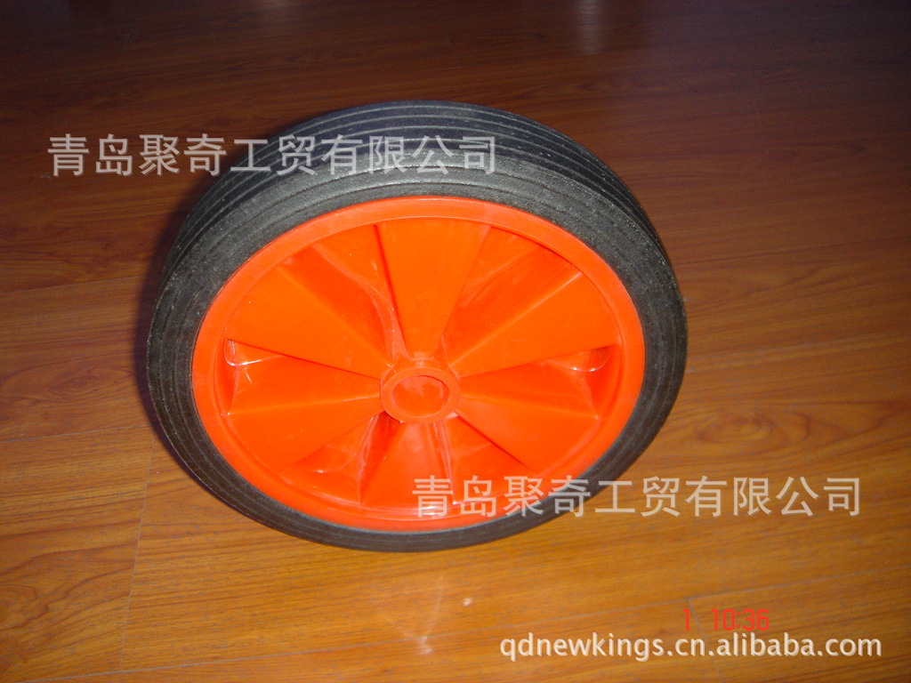 9x3胶粉实心轮子 橡胶实心轮