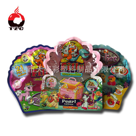 广东厂家制作玩具包装袋 异型玩具塑料包装袋 质量保证精美印刷
