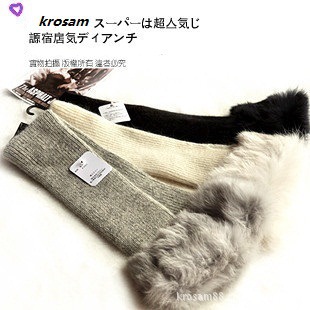 2021 New Autumn and Winter Women's Wool Mid-length Large Fur Mouth Half Fingerless Women's K-style Fashion Trend