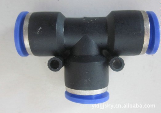 供应T型气动快插接头 三通气动快速接头批发不同型号请直接联系