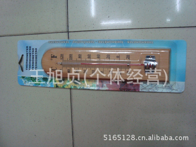 木柄温度计，木头温度计，纸卡温度计，木板温度计，温度计