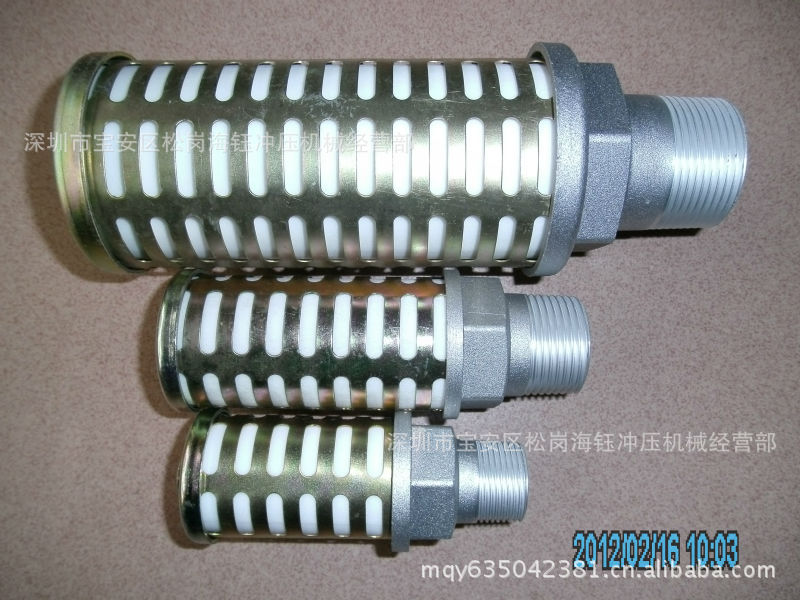 SMC消音器;日本进口冲床用消音器;SMC超高效消音器;电磁阀消音器