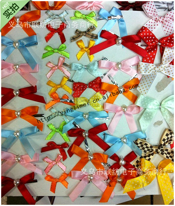 批发印点罗纹带蝴蝶结金丝扎带手工小领花礼物包装盒首饰盒蝴蝶结