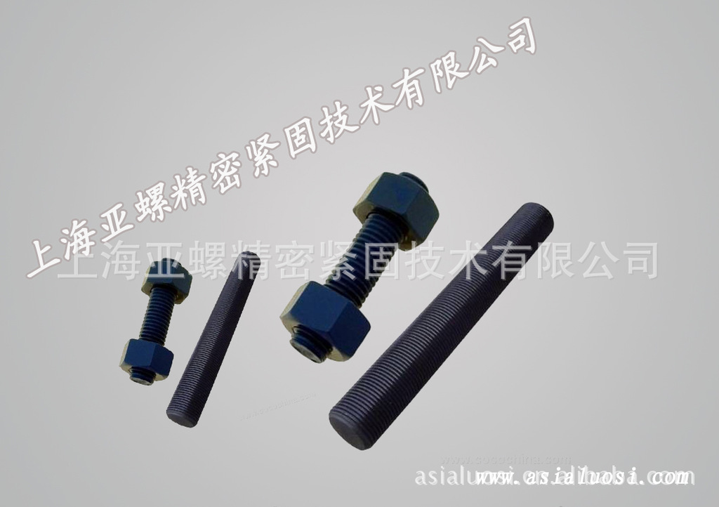 化工特氟龙双头螺柱2H、B8、B8M、A194、A453、A563