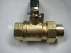  现货供应 锻打黄铜活接球阀，可拆式铜球阀DN15