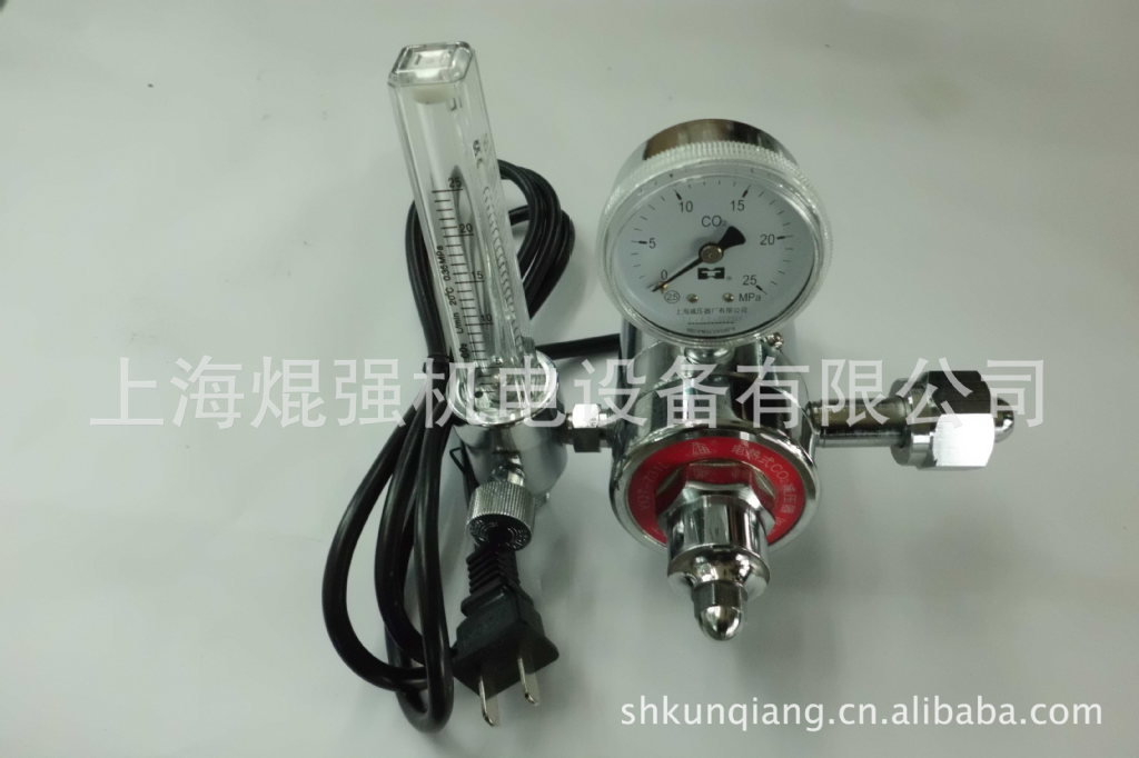 上海减压器厂有限公司YQT-731LR二氧化碳电加热减压器