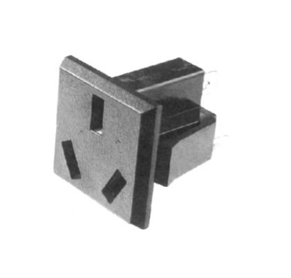 AC电源插座系列 AC-08 美式插座 品字公插座 电饭煲插座