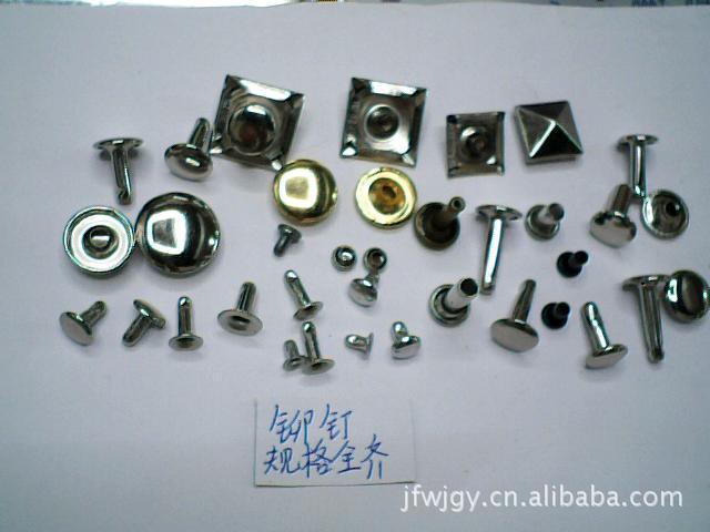 金锋五金工艺配件厂家批发    铜铆钉铁铆钉    双面铆钉单面铆钉