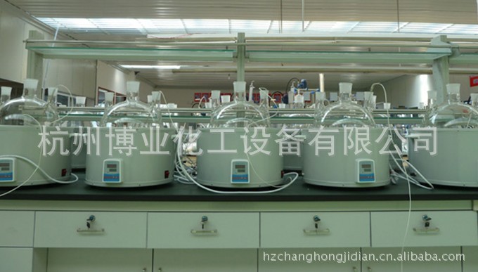 厂家供应杭州反应罐配件(玻璃球形反应瓶电加热)