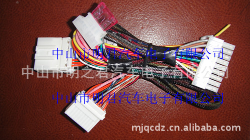 本田锋范汽车外后视自动收折线束，汽车电子改装线束
