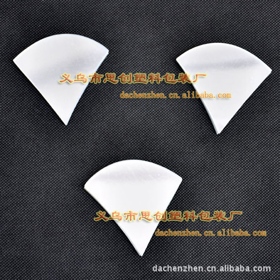 厂家直供衬衫包装辅料——扇形插角片/扇形蝴蝶片