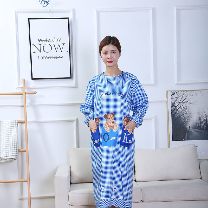 파란색 긴 세 마리 개