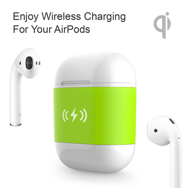 AirPods Wireless Charging Case Is Suitable for Apple 1St Generation Earphones, Protective Case, Charging Receiver Case, 5W Portable Charger