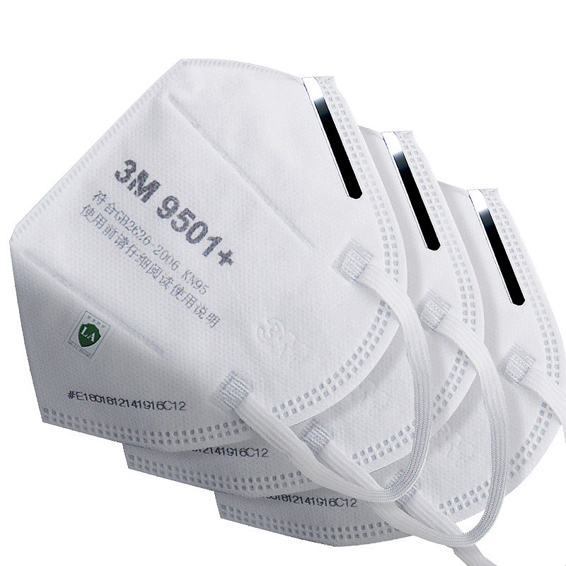 3M9501+/9502+头戴式舒适型自吸过滤式防颗粒物口罩KN95 环保包装