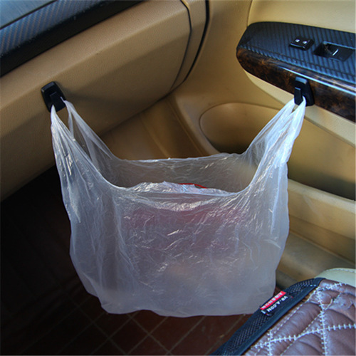 Cross-border e-commerce 3-pack sticky convenient hooks for cars, dual-purpose car garbage bag hooks for home and car