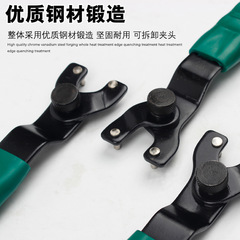 Angle grinder wrench, polishing machine, wheel removal tool—adjustable size, versatile grinding machine with removable abrasive discs and rubber handle