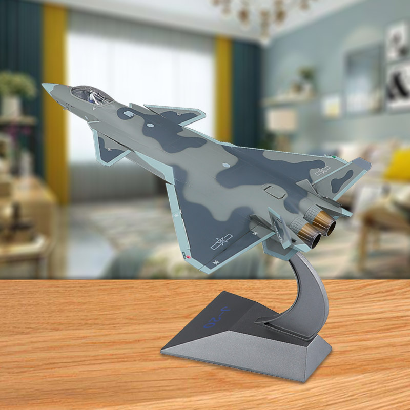 1:48 J-20 Model Air Show Fighter Alloy J-20 J20 Simulation Aircraft Model Decoration Remembrance