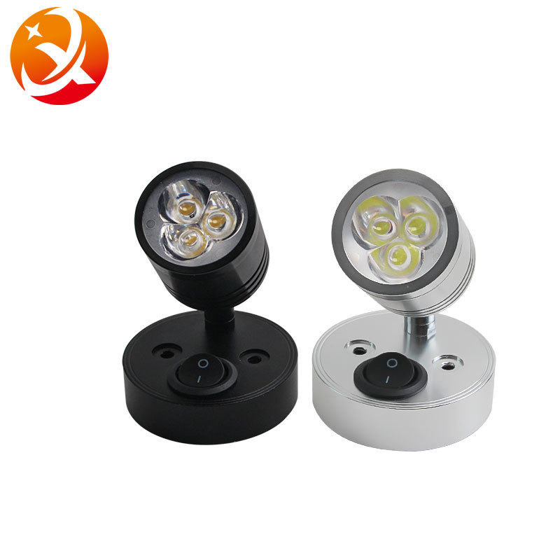 Luz LED de techo para caravana, 12V, luz de lectura universal, luz de pared para yate, accesorios de iluminación frontal para espejo