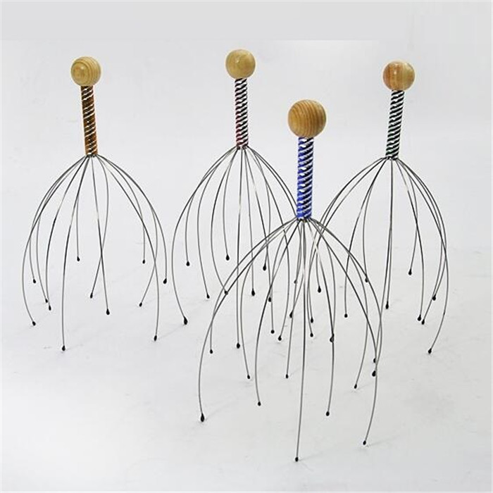 Octopus head massager scalp scratching artifact massage head scratching small paw scratching tool soul extractor
