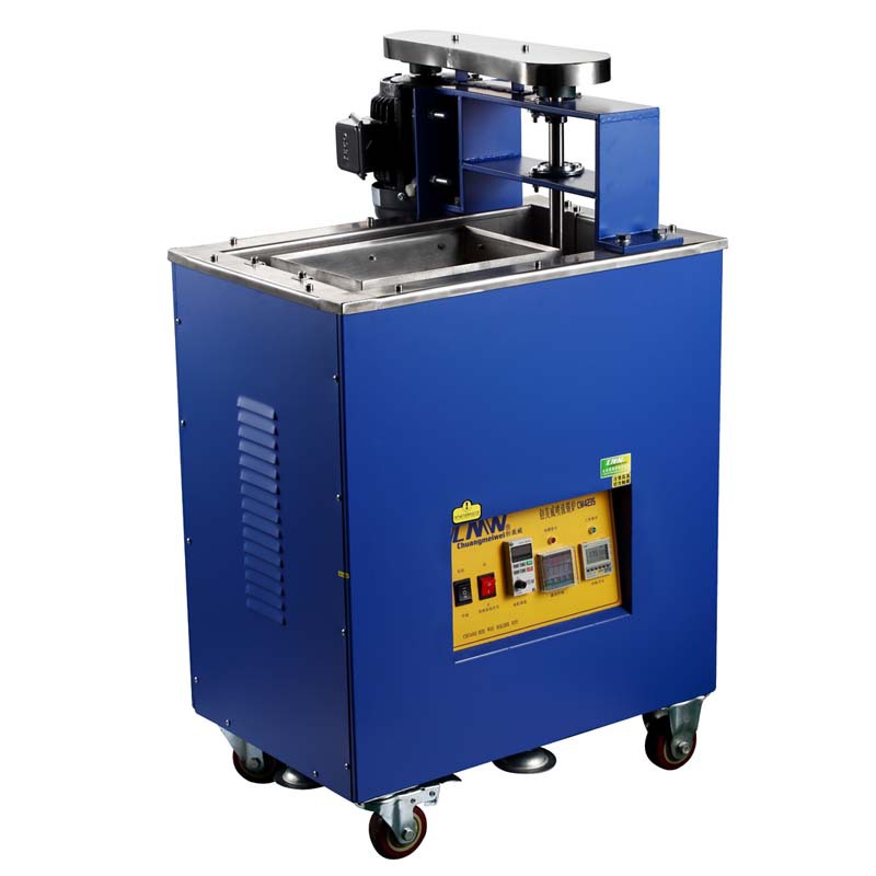 cm-4235 创美威PCB自动喷锡机 SGS认证无铅环保纯钛喷流锡炉立式