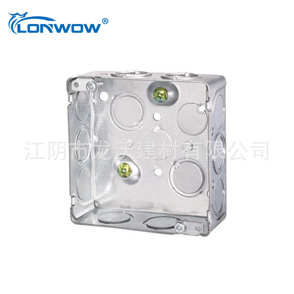 方形电气接线盒UL美标 镀锌接线盒 镀锌开关盒
