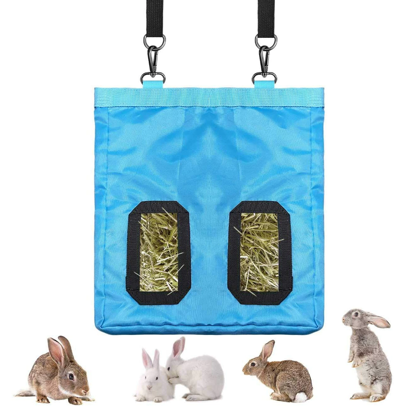 Сумка Rabbit Hay для маленьких домашних животных подвесная сумка для кормления кролик морская свинка хомяк маленький мешок для корма для животных можно использовать для волос
