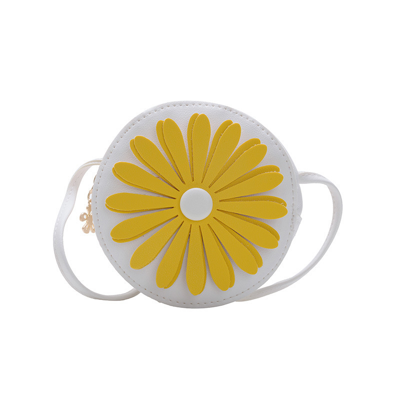 Bolso de los niños Nueva Ronda Margarita bolsa de mensajero moda chica bebé bolso de hombro estilo occidental todo-fósforo monedero