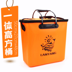 玉佳eva加厚釣魚桶一體成型加高硬魚桶便攜魚護桶釣魚水桶